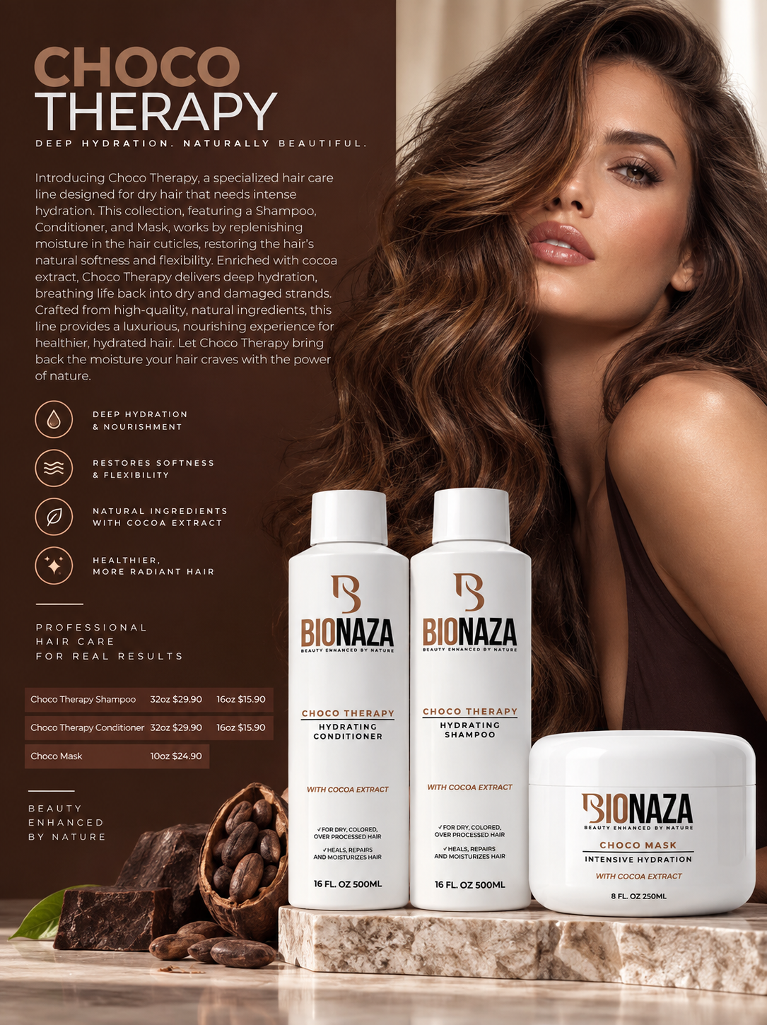 Choco Therapy Intensive Hair Hydration Complete Set