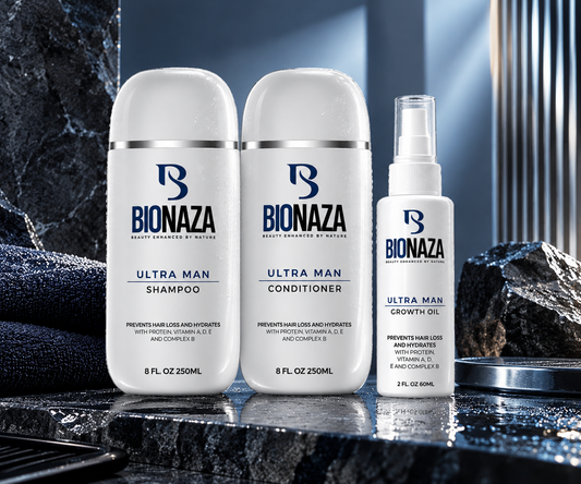 Bionaza ULTRA MAN Deep Cleansing & Hydration Hair Treatment for Men Complete Set