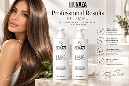 Bionaza HAIR PROTEIN Professional Grade Hair Treatment Step1 & Step2