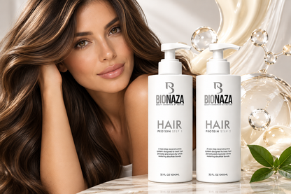Bionaza HAIR PROTEIN Professional Grade Hair Treatment Step1 & Step2