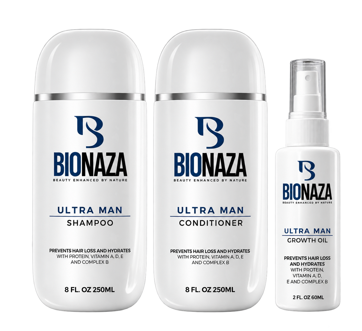 ULTRA MAN Deep Cleansing & Hydration Hair Treatment for Men Complete Set