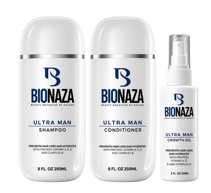 ULTRA MAN Deep Cleansing & Hydration Hair Treatment for Men Complete Set
